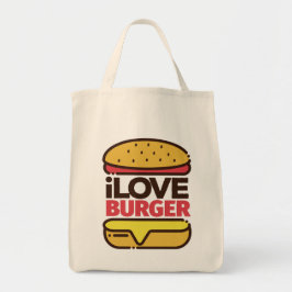Burger Älskare tote bags Tygkasse