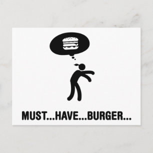 Burger Älskare Vykort