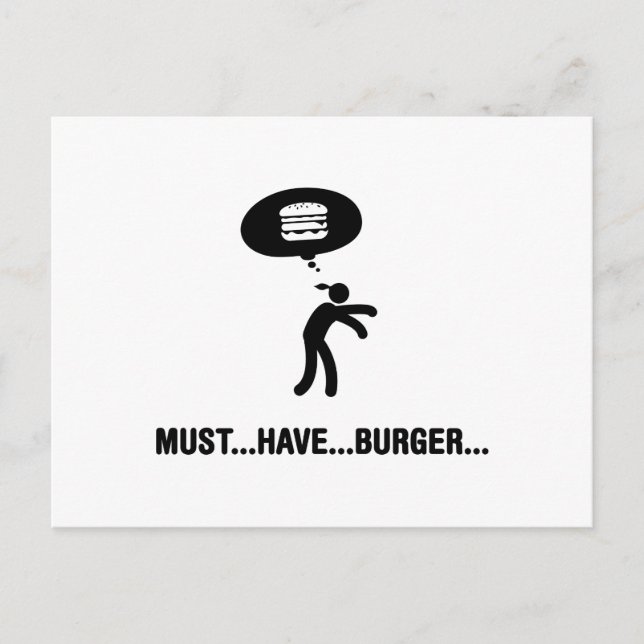 Burger Älskare Vykort (Framsida)