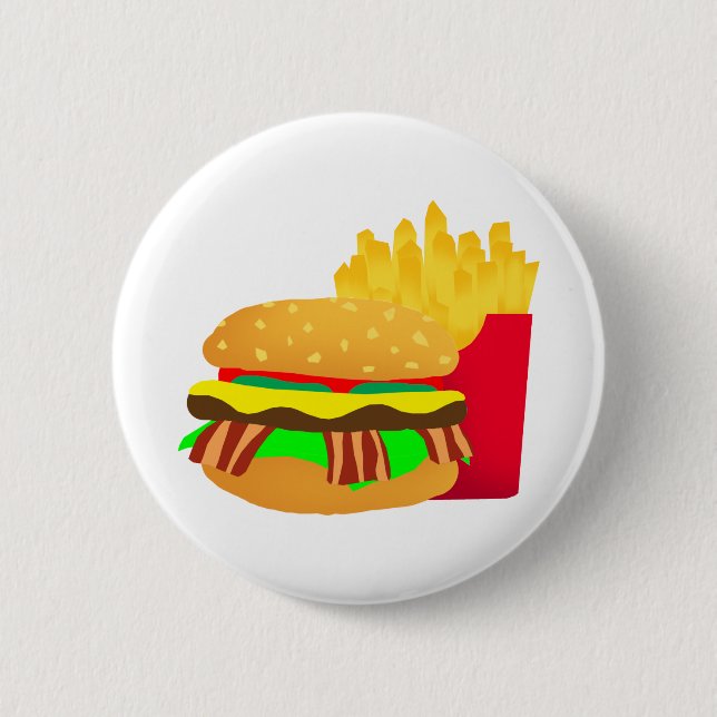 Burger and Fries Knapp (Framsida)