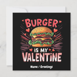 Burger är My Valentine A Superskoj Tribute Inbjudningar