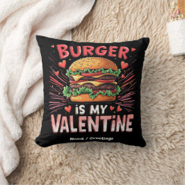 Burger är My Valentine A Superskoj Tribute Kudde