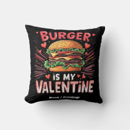 Burger är My Valentine A Superskoj Tribute Kudde