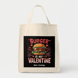 Burger är My Valentine A Superskoj Tribute Tygkasse