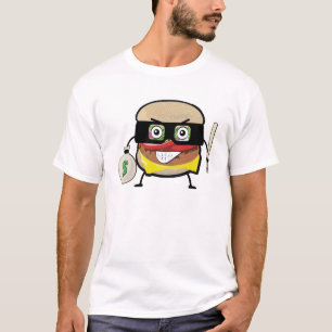 Burger Bandit - Rollig karaktärillustration T Shirt
