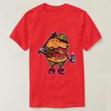 Burger Baseball Manar-Shirt