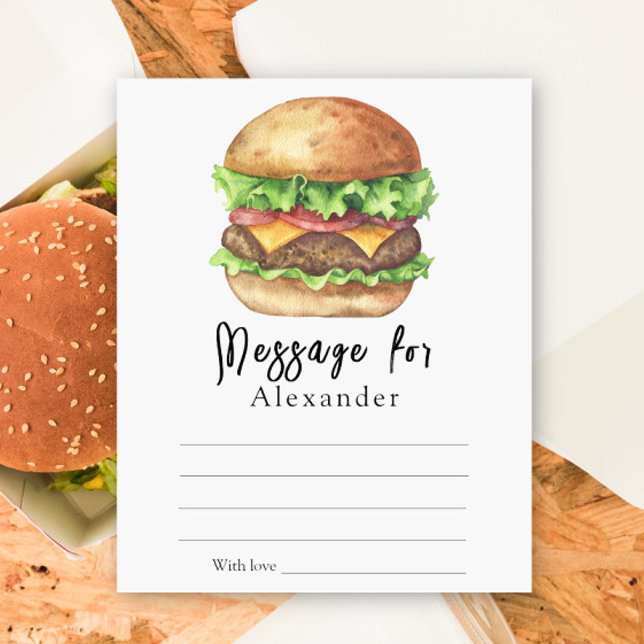Burger BBQ Tidskapsel Meddelande (Skapare uppladdad)