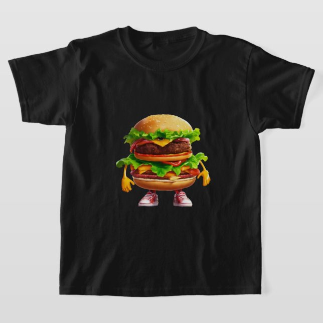Burger Buddies T Shirt (Laydown)