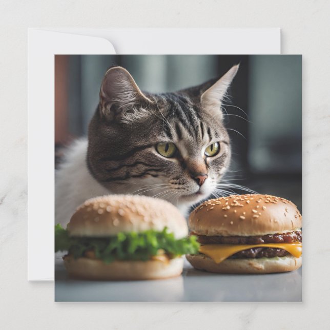 Burger Buddy- cat art (Framsida)