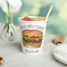 Burger Cheeseburger Reunion Picnic Cookout Party
