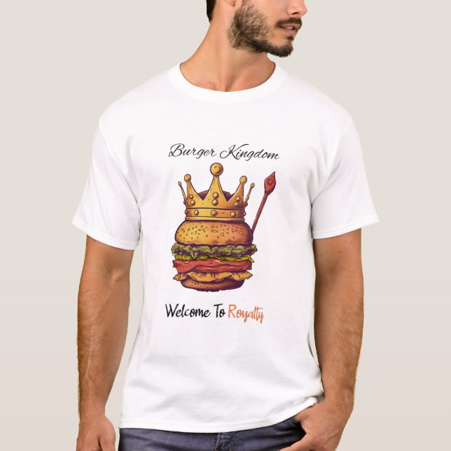 Burger Chef grillar med Stil T Shirt (Framsida)