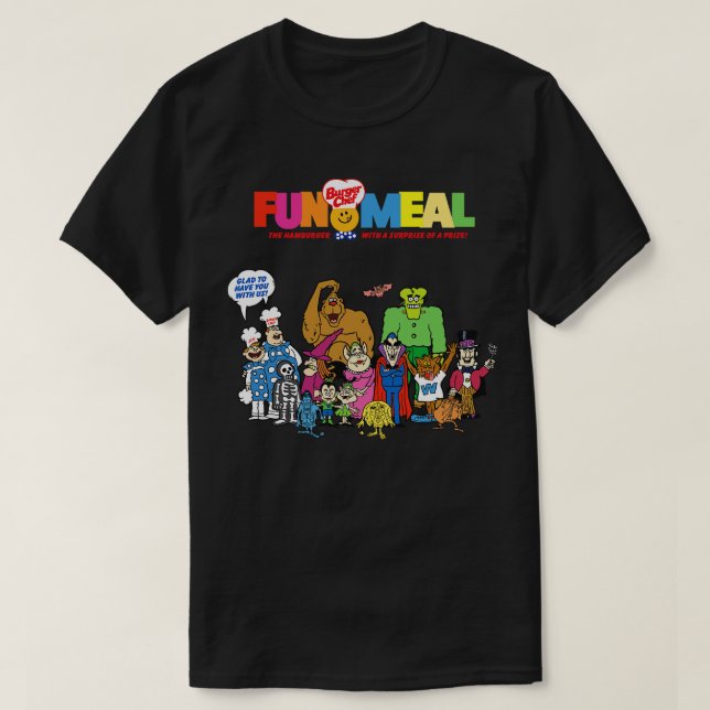 Burger Chef Roligt Meal T Shirt (Design framsida)
