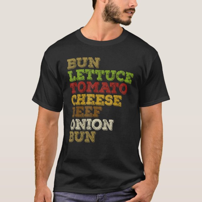 Burger Day Cheeseburger Hamburger Beef Anatomy T Shirt (Framsida)