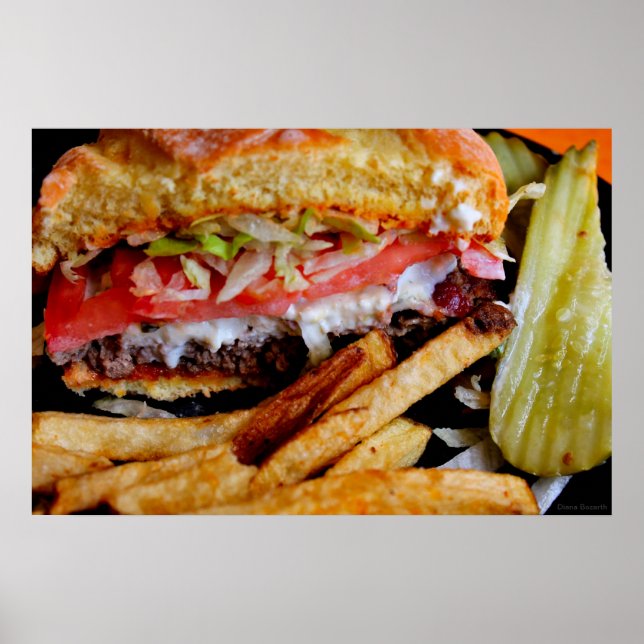 Burger & Fries Poster (Framsidan)