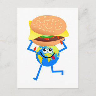 Burger Globe Vykort