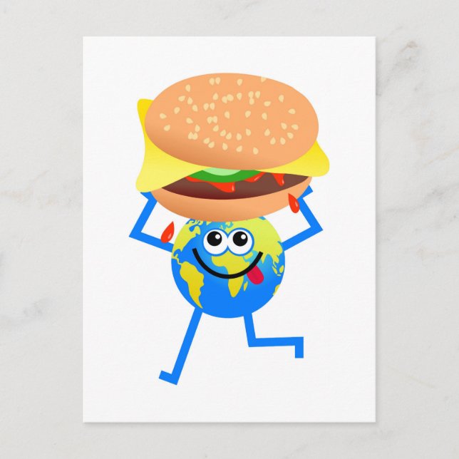 Burger Globe Vykort (Framsida)