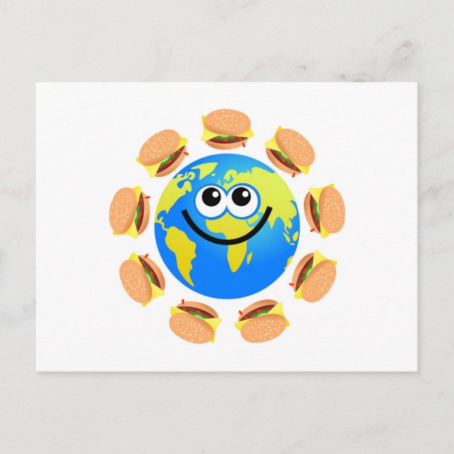 Burger Globe Vykort (Framsida)
