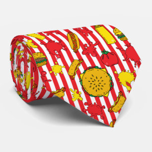 Burger Hett Hund Conditions Middag Food Patterned Slips