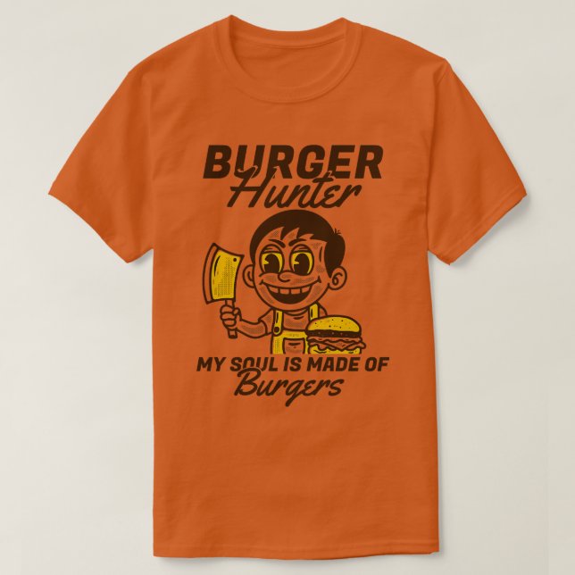 Burger Hunter T Shirt (Design framsida)