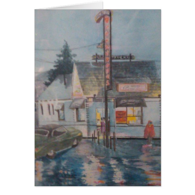 Burger Joint Hälsningskort (Framsidan)