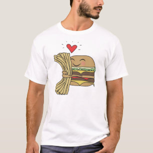 Burger Kärlek Fries T Shirt