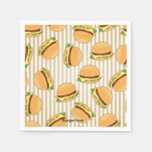 BURGER KÄRLEK Pappersservett