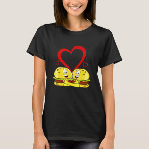 Burger Kärlek-skräppost Food Sandwich Hamburger Fa T Shirt