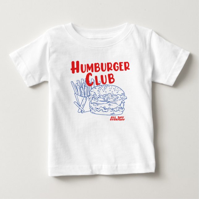 Burger Kärlek T Shirt (Framsida)