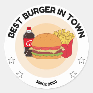 Burger Lover Restaurang Klistermärke