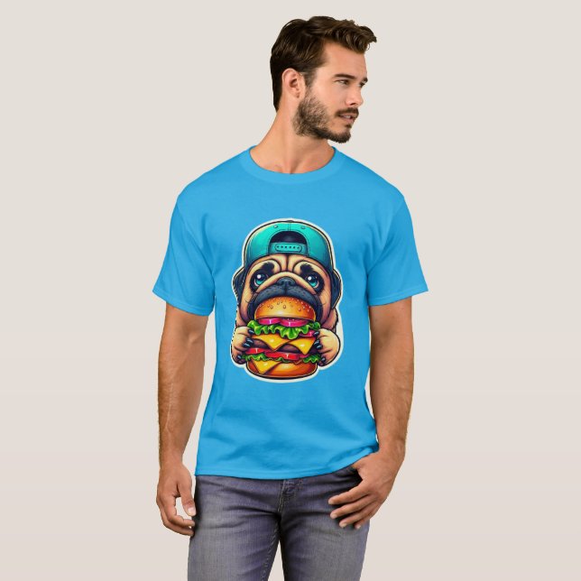 BURGER LOVNING PUG 5 T SHIRT (Hel framsida)
