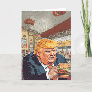 Burger Man Card Tack Kort