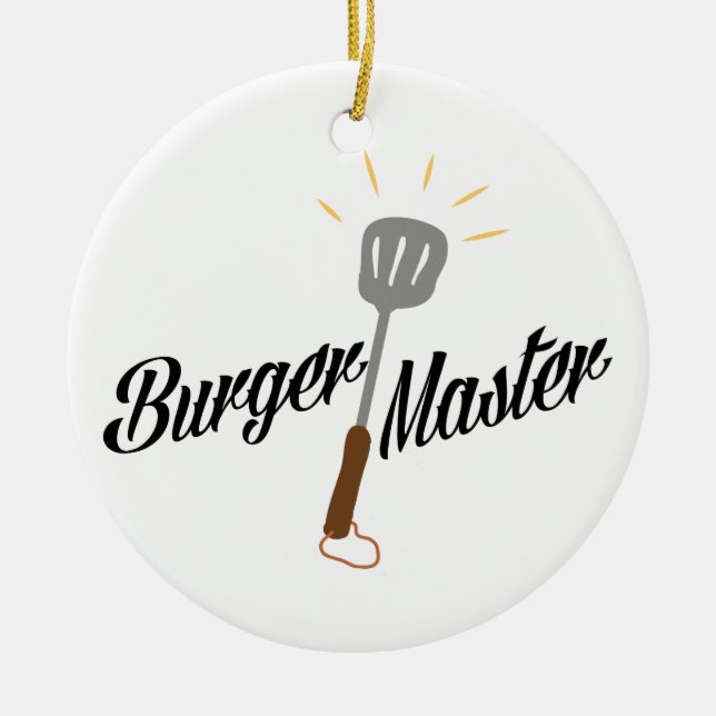 Burger Master Julgransprydnad Keramik (Framsidan)