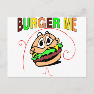 Burger Me Vykort