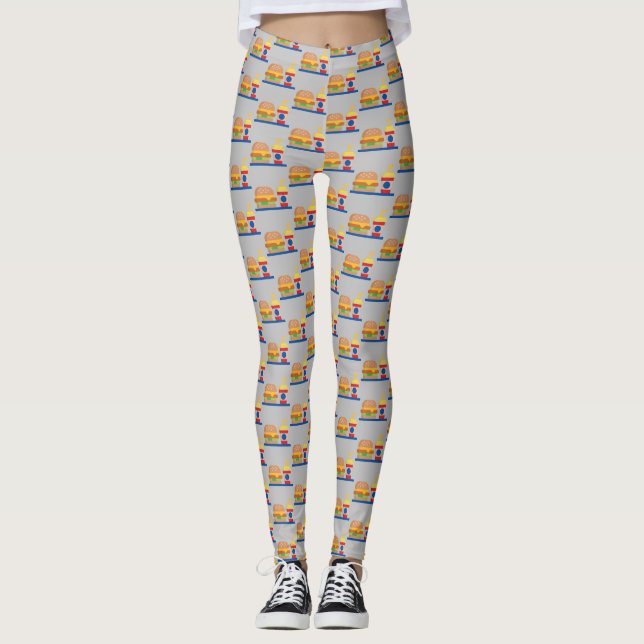 Burger Meal Leggings (Framsida)