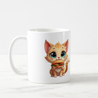 Burger Meows & Cuddles Kaffemugg