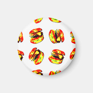 Burger Mönster Magnet