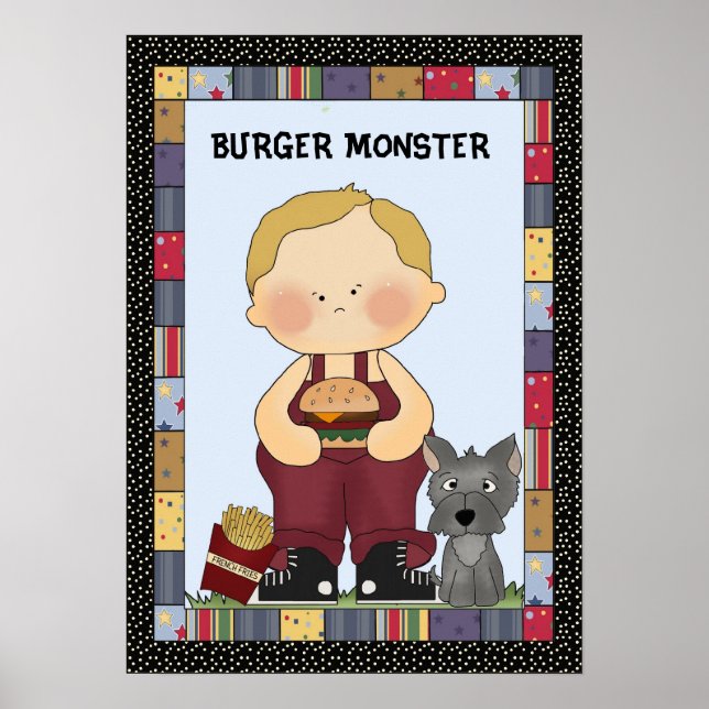 Burger Monster poster (Framsidan)