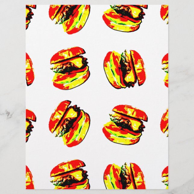 Burger Mönster Reklamblad (Framsidan)