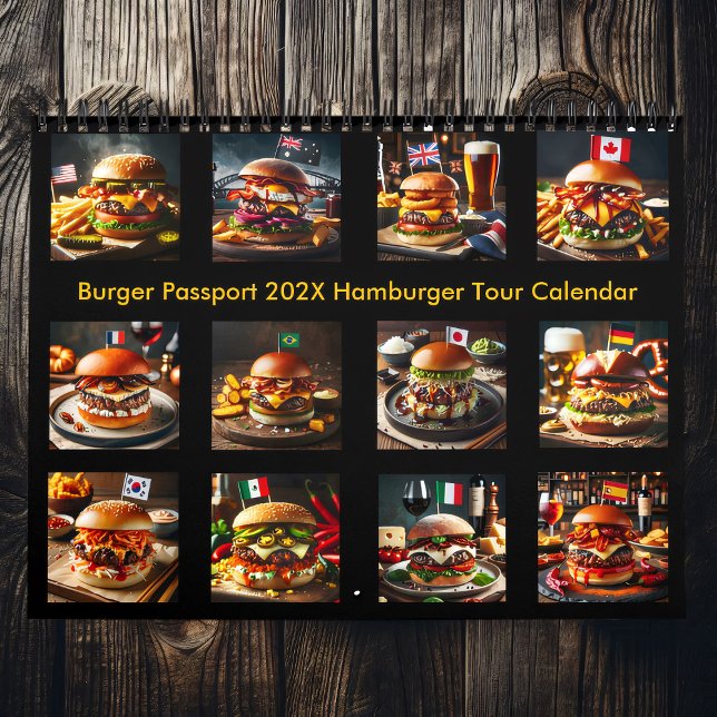 Burger Passport 2025/2026 Hamburger Tour Calendar Kalender (Skapare uppladdad)