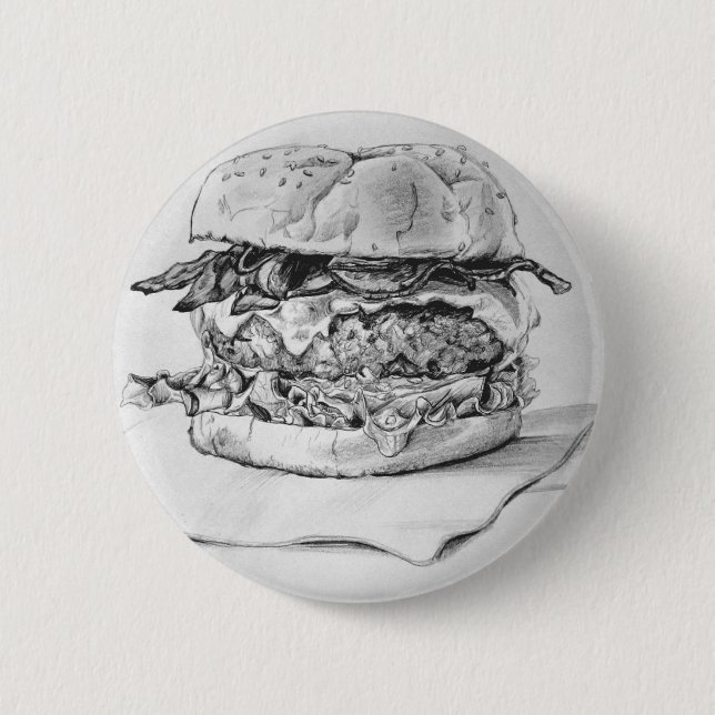 Burger Pin Knapp (Framsida)