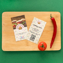 Burger Restaurang Business | Minimalistisk klassis