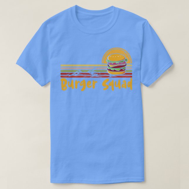 Burger Squad Cheeseburger Burger T Shirt (Design framsida)