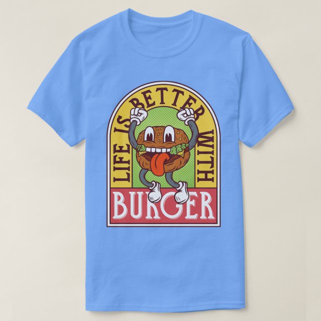 Burger T Shirt (Design framsida)