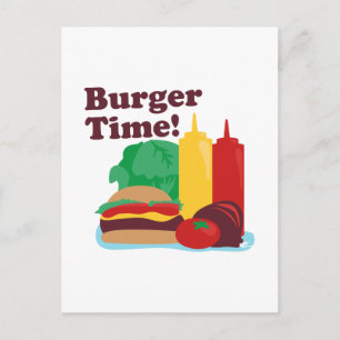 Burger Time! Vykort