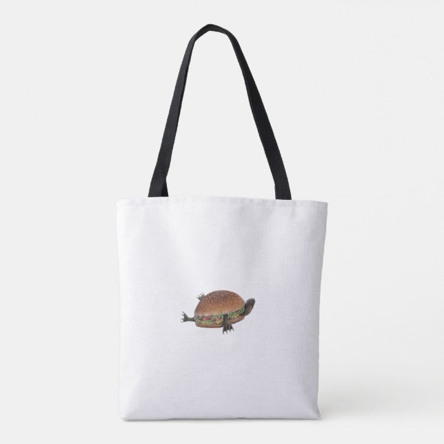 Burger Turle Bag Tygkasse (Baksida)