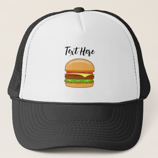Burger Vektor Illustration Keps (Framsida)