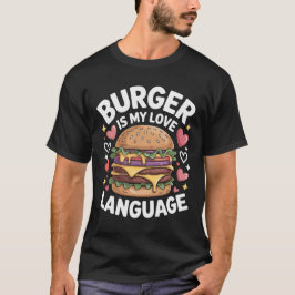Burgerälskare Roligt Citat T-Shirt Design