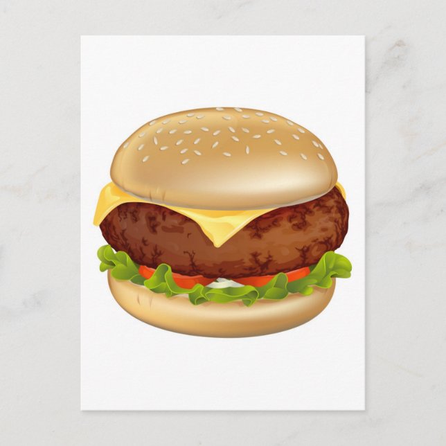 Burgerillustration Vykort (Framsida)
