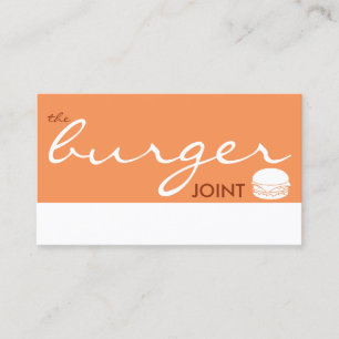 Burgerleden (anpassadet färg) visitkort