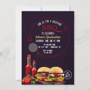 Burgers BBQ-inbjudan Inbjudningar